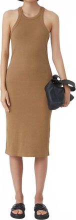 Closed Tank Dress In Nutmeg