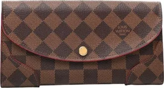 Louis Vuitton Damier Ebene Caissa Cherry long wallet