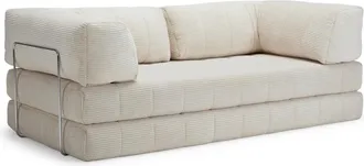 Innovation Cozypad Schlafsofa, 2 L-f&ouml;rmige R&uuml;ckenpolster, ivory (Stoff 594 Corduroy)