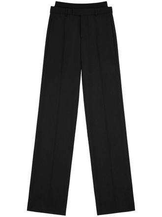 Maison Margiela double-layer tailored trousers - Black