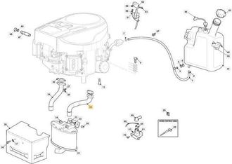 STIGA Sports Ro (st650) Racor De Escape Izquierdo Original Stiga - 118738289/0