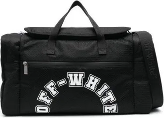 Off-white Outdoor Weekender Baseball Logo Duffle Bag