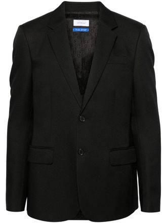Off-white Blazer monopetto - Nero
