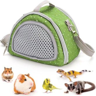 OEM Bolsa De Transporte Para H&aacute;msteres, Bolsa De Viaje Transpirable Con Asa Y Correa Para El Hombro, H&aacute;msteres, Erizos, Cobayas Y Mascotas Peque&ntilde;as