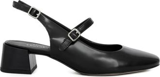 Studio Chofakian 35 mm slingback pumps met gesp - Zwart