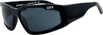 Off-white Sportieve zonnebril met asymmetrisch logo - unisex - Zonnebrillen - Zwart - ONE Size - Accessoires