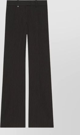 Courr&egrave;ges wide leg trousers featuring belt loops