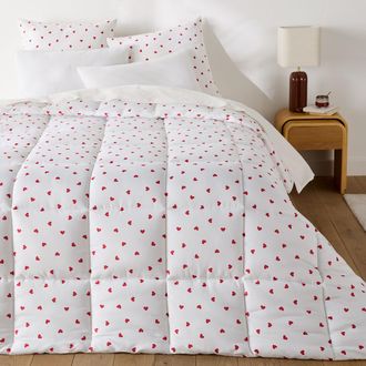 La Redoute Interieurs Synthetisch dekbed, hartenprint, gerecyclede microvezel, SCACCO