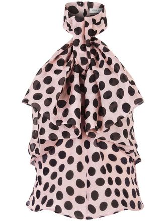 Nina Ricci Blouse met strik - Roze