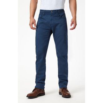 Mavi Zach Straight Leg Twill Pants in Sky Casual Twill at Nordstrom, Size 35 X 32