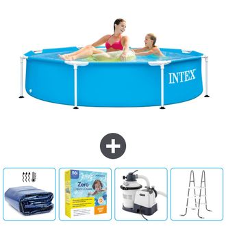 Intex Piscina Con Estructura Redonda - 244x51 Cm - 7-piezas Scb71