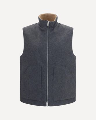 Lardini Wool and cashmere Vest Male 50