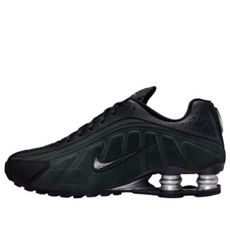 Nike (WMNS) Nike Shox R4 Black Silver Seaweed HQ7739-002