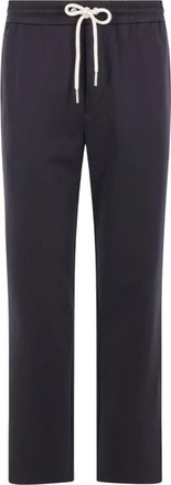 Moncler Broeken, Heren, Blauw, S, Sweat Bottoms
