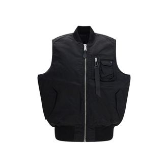 Alpha Industries Black Nylon Jackets And Mens Coat
