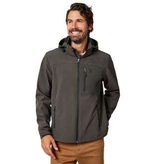Free Country Mens Commuter Super Softshell Hooded Jacket