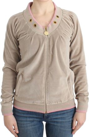 Cavalli velvet zipup Womens sweater