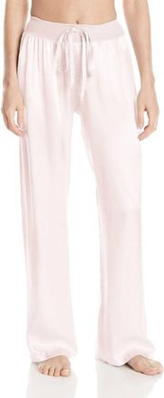 Pj Harlow Jolie Satin Pant With Draw String In Blush