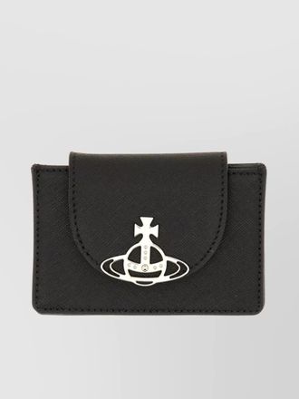 Vivienne Westwood logo snap cardholder multiple slots