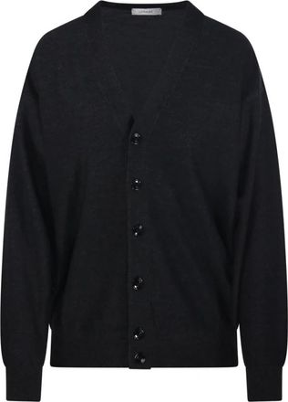 Christophe Lemaire Relaxed Twisted Cardigan - Dames - Vesten - Zwart - XS - Wol - Truien & Vesten
