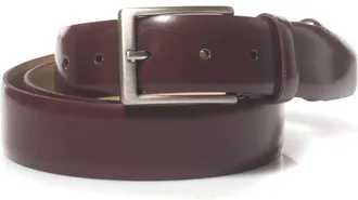 Angelo Nardelli Cintura in pelle Bordeau Angelo Nardelli Uomo