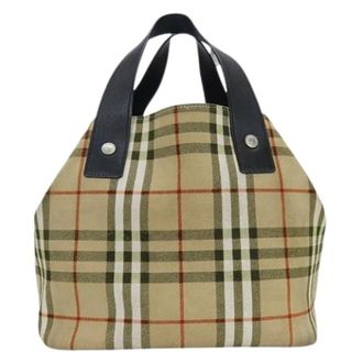 Burberry Pre-owned Handbags, female, Beige, Size: ONE SIZE Pre-owned Vintage Handbag