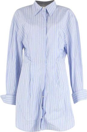 Racil Striped Cotton Shirt Dress Size M
