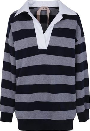 N&deg;21 Dames, Sweatshirts & Hoodies, Veelkleurig, Maat: XS