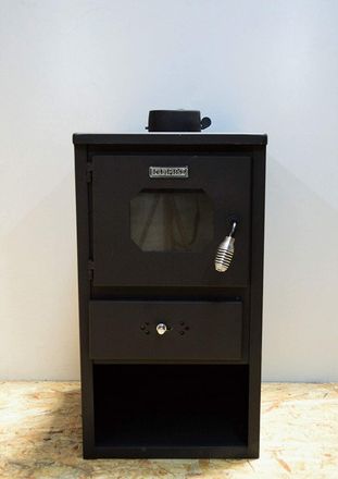 OEM Estufa De Le&ntilde;a, Estufa De Combustible S&oacute;lido, Potencia De Calentamiento 8,4kw, Modelo Kupro Hera Niche