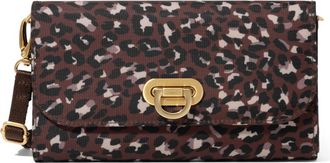 Baggallini Womens Coastal Flip Lock RFID Phone Wallet Crossbody Bag