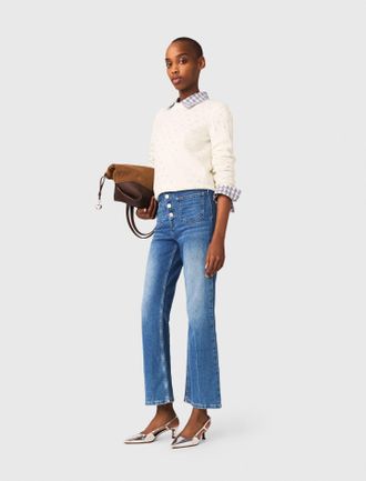 Maje Denim Jeans With Pockets - Blue - Maje