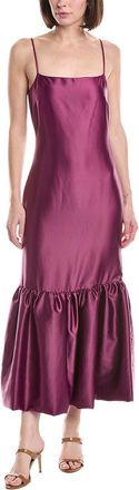 Caroline Constas Sydney Ruffle Hem Gown