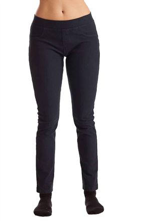 French Kyss Mid Rise Jegging In Charcoal
