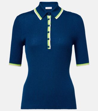 Gabriela Hearst Perro cashmere and silk polo shirt