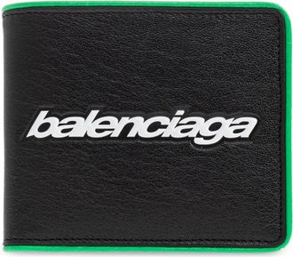 Balenciaga Wallets & Cardholders, male, Black, Size: ONE SIZE Biker Square Folded Wallet