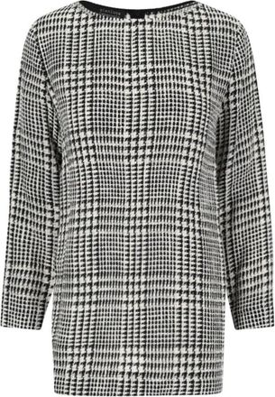 Gianluca Capannolo Houndstooth Midi Dress - White