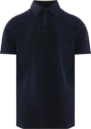 Loro Piana Katoenen poloshirt - Blauw