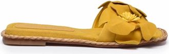 Paloma Barcel&oacute; Ciabattina in Suede - Dames - Sandalen - Geel - 40 EU - Leer - Schoenen