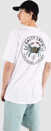 Salty Crew Blue Crabber Premium Camiseta blanco