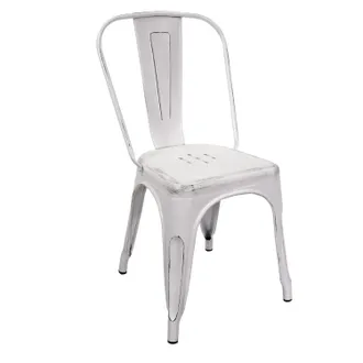Vacchetti Vacchetti - Silla New Bristol Antigua Hierro Blanco Cm51x43h84