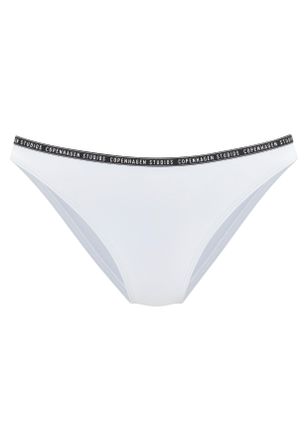 Copenhagen Bikini-Hose COPENHAGEN STUDIOS Cody, Damen, Gr. 34, N-Gr, wei&szlig;, Recycling-Polyamid, unifarben, Badehosen Bikini-Hose, mit Markenbranding