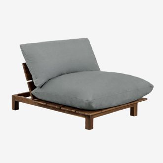 Sklum Sklum - Sill&oacute;n Reclinable En Madera De Acacia Brina