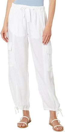 Splendid Kamryn Cargo Pants Womens Dress Pants White : LG (Womens 10-12) 27.5, Lyocell