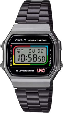 Casio Casio Collection Vintage Unisex Horloge Zwart A168WEUC-1AER