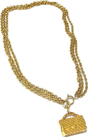 Chanel Vintage Gold Plated Necklace/Belt 2001