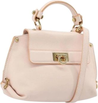 Ferragamo Pre-owned Handbags, female, Pink, Size: ONE SIZE Pre-owned Hand Bag