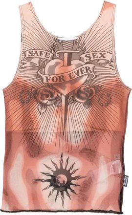 Jean Paul Gaultier Tops, Dames, Veelkleurig, S, Top