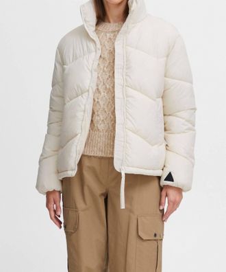 b.young Birch Bomina Puffer Jacket In Cream