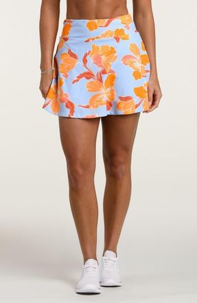 La Blanca Outline Floral Active Skort in Drift at Nordstrom, Size X-Large