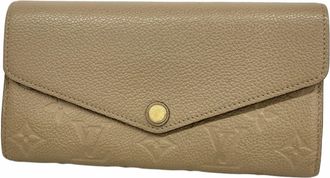 Louis Vuitton Cream Tourterelle Long Wallet (Bi-Fold) (Pre-Owned)